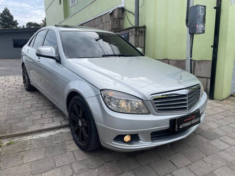 MERCEDES-BENZ - C 200 K - 2009/2009 - Prata - R$ 55.900,00