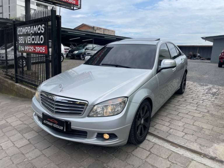 MERCEDES-BENZ - C 200 K - 2009/2009 - Prata - R$ 55.900,00