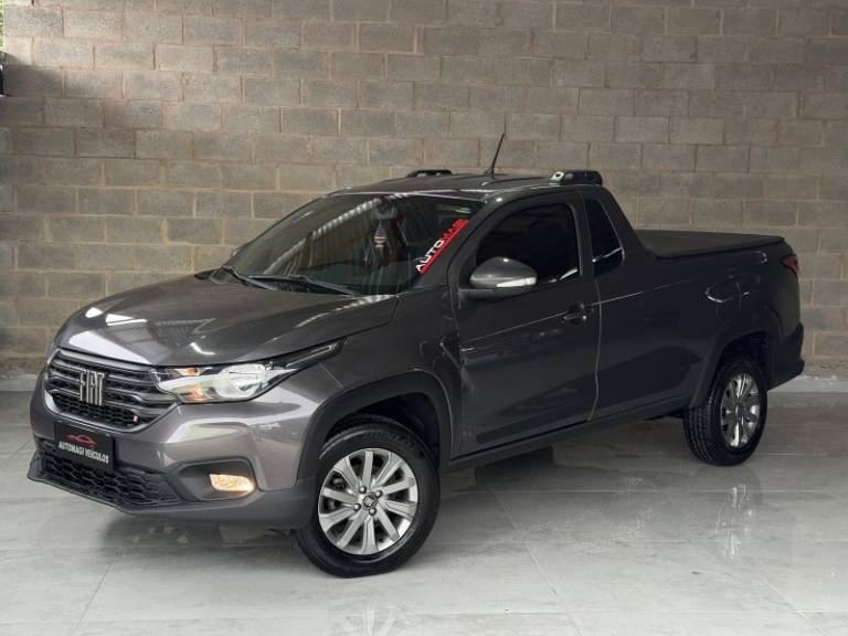 FIAT - STRADA - 2021/2022 - Cinza - Sob Consulta