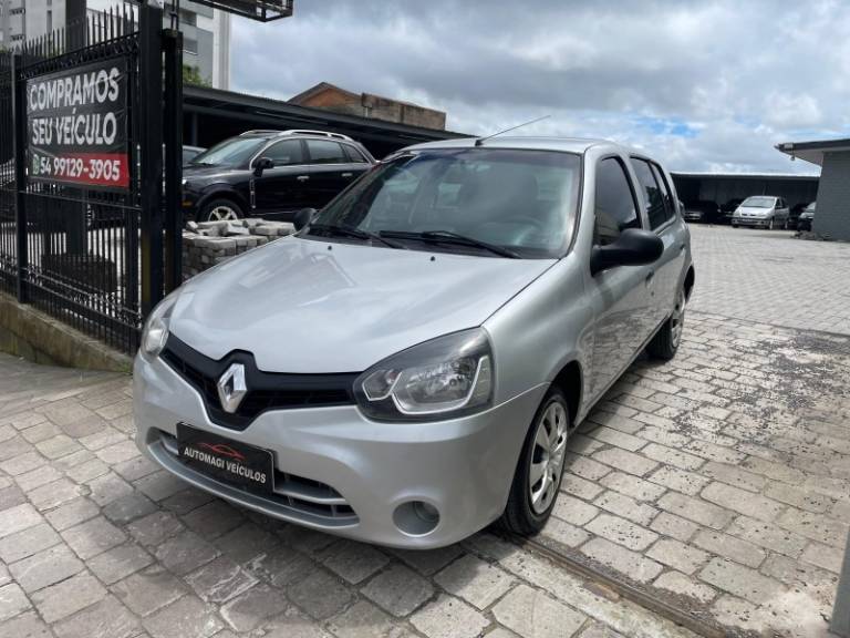 RENAULT - CLIO - 2013/2014 - Prata - Sob Consulta