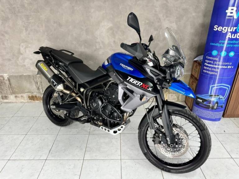 TRIUMPH - TIGER 800 XCX - 2014/2015 - Azul - R$ 45.900,00